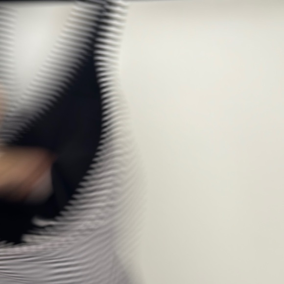 Nike black and White Striped Tank Top - Picture 3 of 4